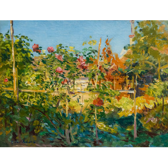 РЕПРОДУКЦИИ НА КАРТИНИ Градина в Трувил II (1882)